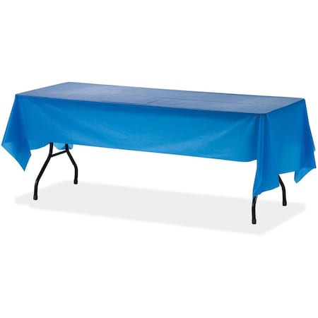 54 X 108 In. Plastic Rectangular Table Covers Blue